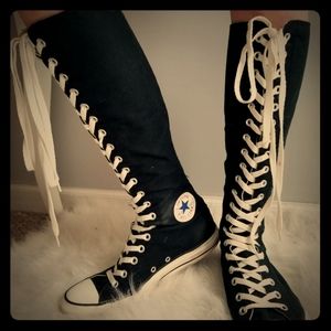 Knee high converse
